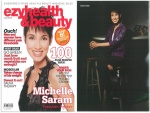 Michelle Saram featured in EZY Health & Beauty Magazine August 2006-1&2-Contributed by Portabella